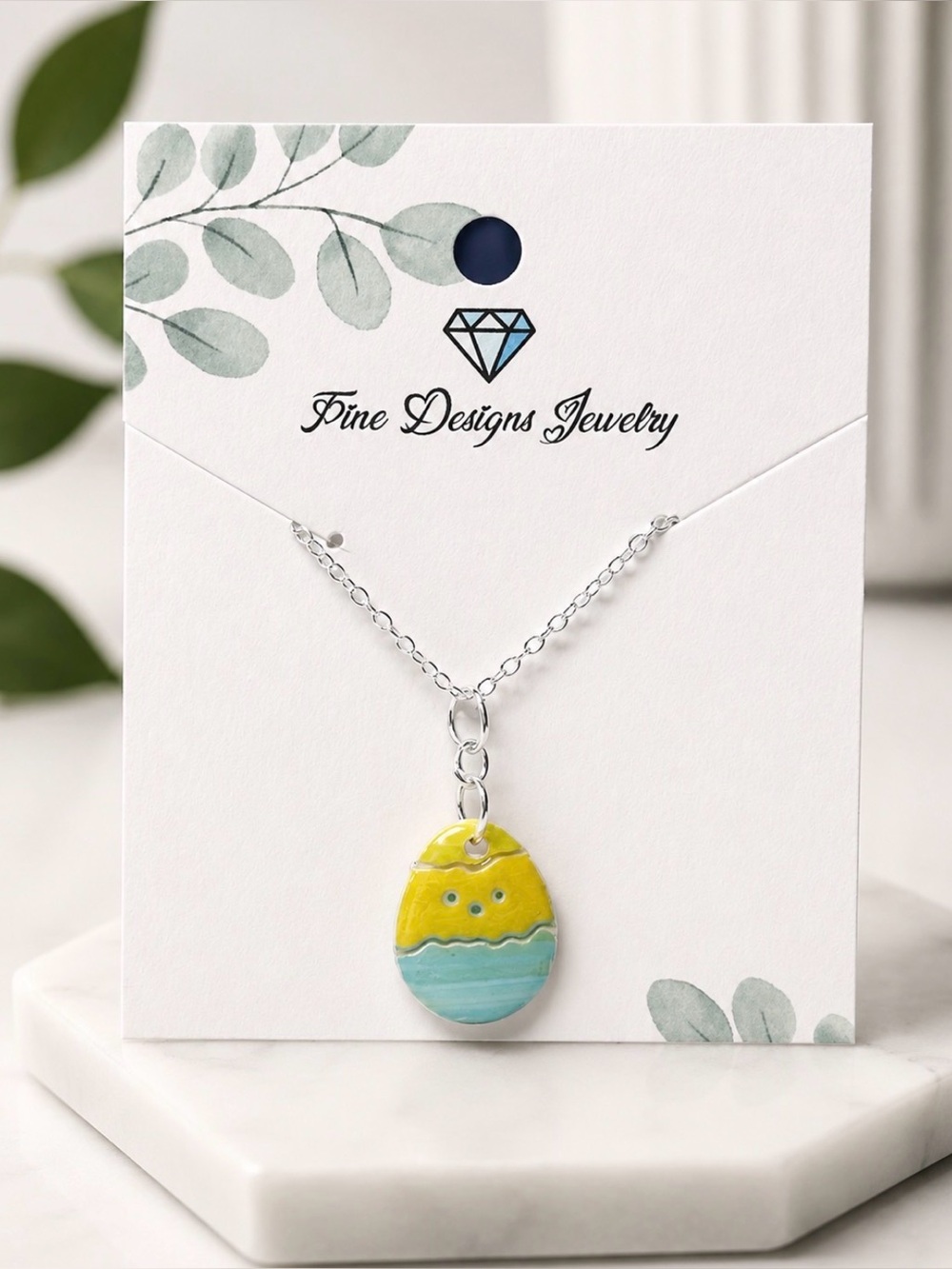 Chick Egg Necklace
